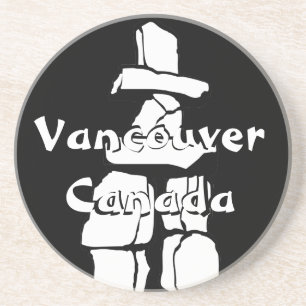 Porta-copos Vancouver Souvenir Coaster Inukshuk Art Coasters