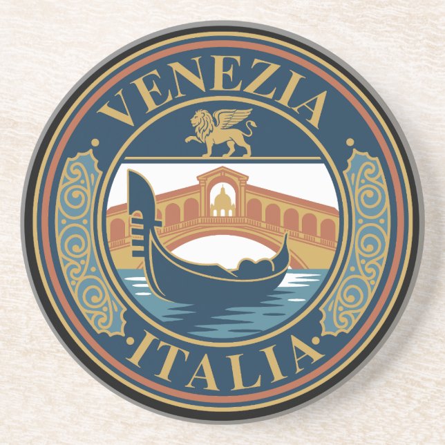 Porta-copos Veneza Itália (Frente)