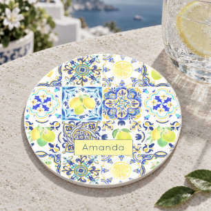 Porta-copos Verão Siciliano Maiolica
