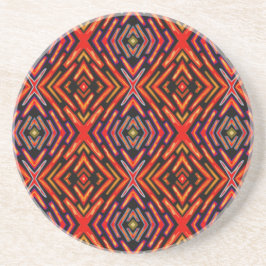 Porta-copos Vermelho Laranja Preto Fogo