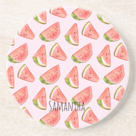 Porta-copos Verões: Watercolor Watermelon Slices