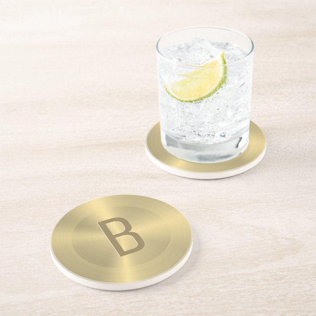 Porta-copos Vestígios polidos de textura metálica a fria (Lateral)