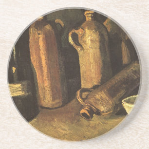 Porta-copos Vincent van Gogh - Natureza Morta com 4 Garrafas d