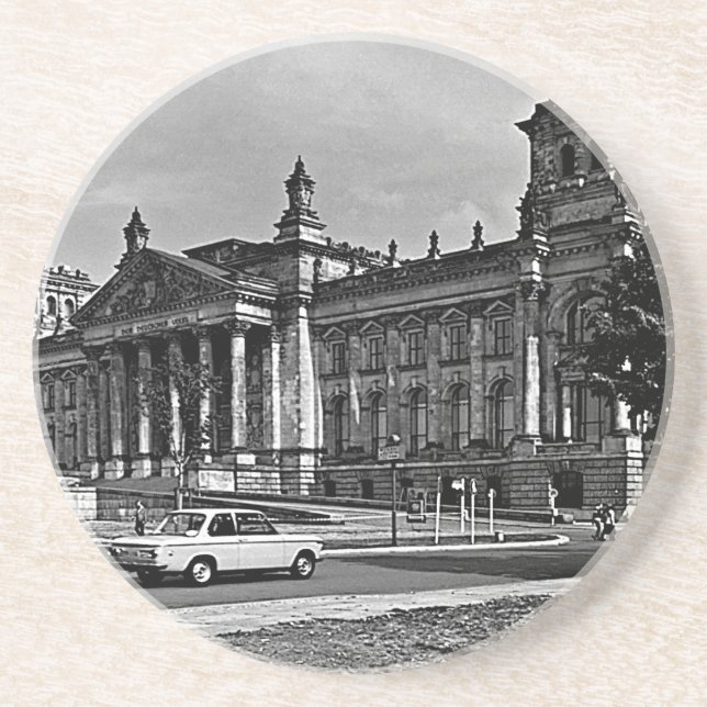 Porta-copos Vintage Berlin Reichstag Parlamento (Frente)