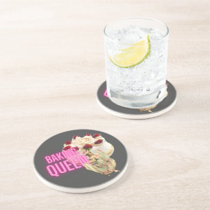 Porta-copos Vintage Cake Baking Queen