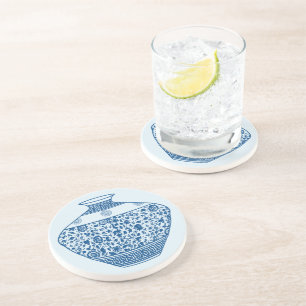 Porta-copos Vintage Chinoiserie Vase Ginger Jar