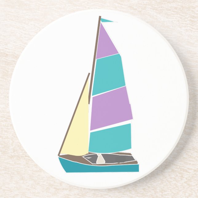 Porta-copos Vintage Dinghy (Frente)