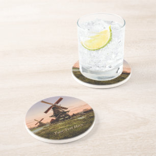 Porta copos Vintage Dutch Windmills