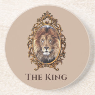 Porta-copos Vintage Elegante Brown Lion King Pais Retroritário