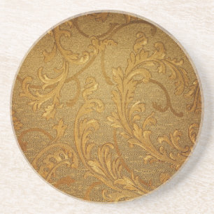 Porta-copos Vintage, elegante, ouro rústico, vitoriano, velve