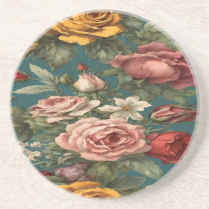 Porta-copos Vintage floral