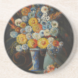 Porta-copos Vintage Gregor Perusek Flores em um Vaso