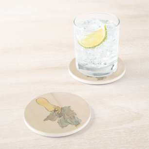 Porta-copos Vintage Japonês Yokai Swordsman (Wedding Scroll)