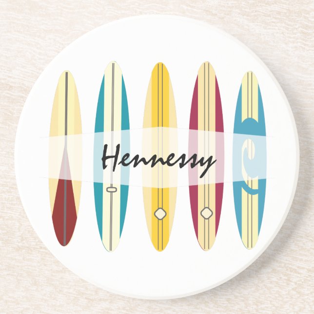 Porta-copos Vintage Longboards (Frente)