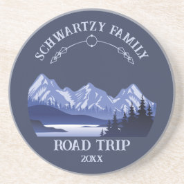 Porta-copos Vintage Mountain Sunset lago ao ar livre Retretar 