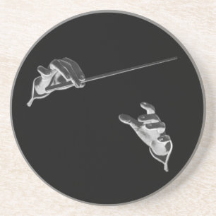 Porta-copos Vintage Music, Mãos de Condutor com Baton