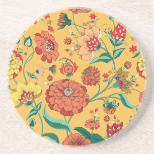 Porta-copos Vintage Paisley Floral Garden