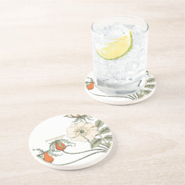 Porta-copos Vintage Poppy Flowers