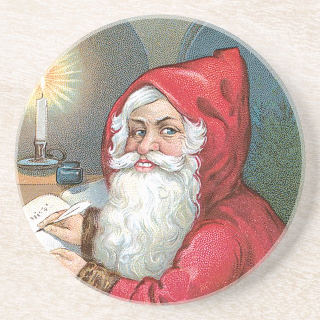 Porta copos Vintage Santa Claus (Frente)