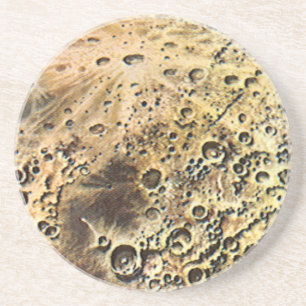 Porta-copos Vintage Science Fiction, Rocket Ship Over the Moon