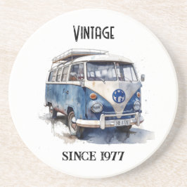 Porta-copos Vintage Van no Delft Blue personalizável