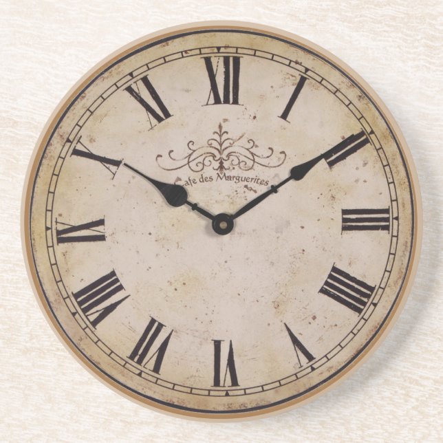 Porta-copos Vintage Wall Clock (Frente)