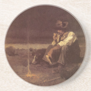 Porta-copos Vintage Western Cowboys, Plains Herder, NC Wyeth