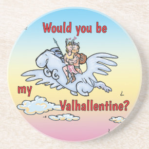 Porta-copos Você seria meu Valhallentine?