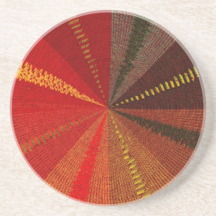 Porta-copos Vortex espiral alaranjado