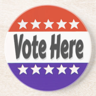 Porta-copos Votar Aqui