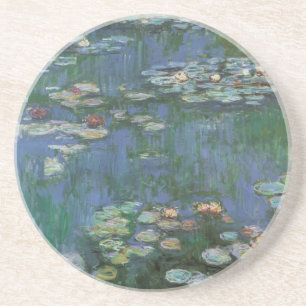 Porta-copos Waterlilies by Claude Monet, Vintage Flowers