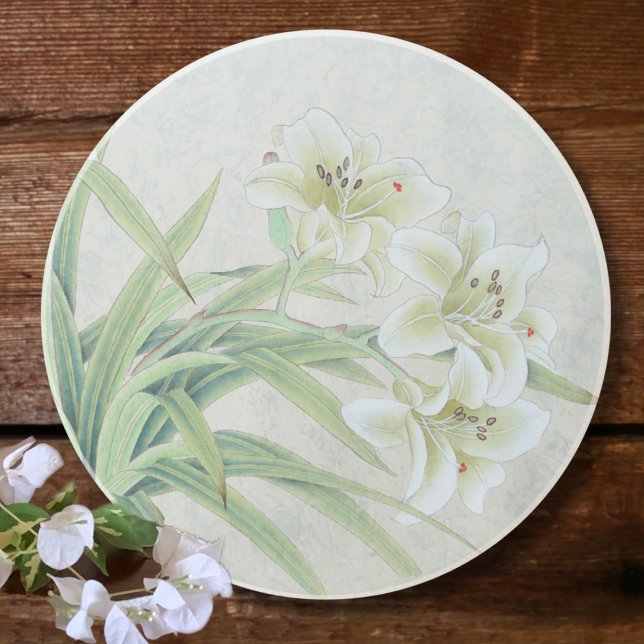Porta-copos White Lily (Criador carregado)