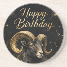 Porta-copos Widder Happy Birthday Sternzeichen Design
