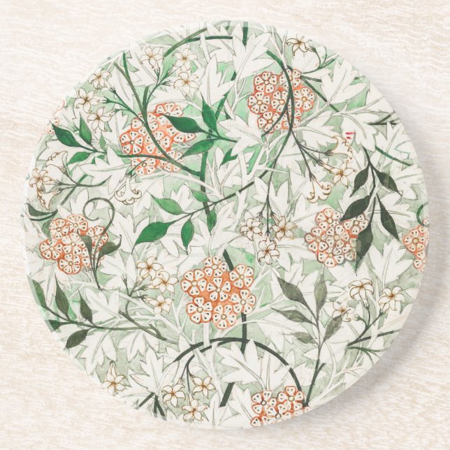 Porta-copos William Morris Jasmine Garden Flower Classic (Frente)