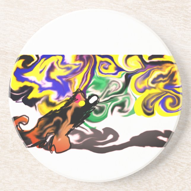 Porta-copos Wolf night stary  (Frente)