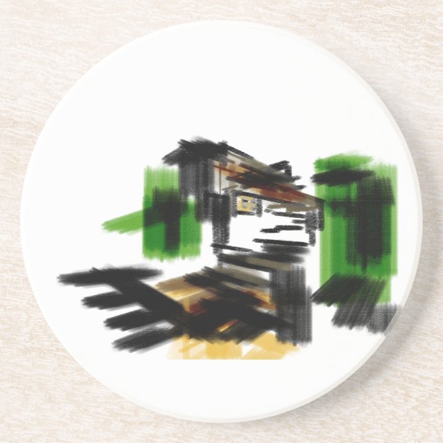 Porta-copos Wolf winter fun (Frente)