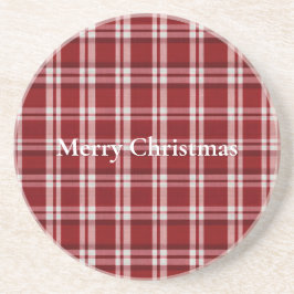 Porta-copos Xadrez branca vermelha