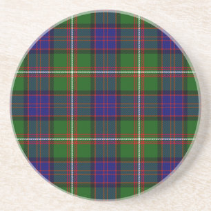 Porta-copos Xadrez verde-azul-tartan-de-coleira