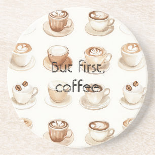 Porta-copos Xícaras de Café com Creme