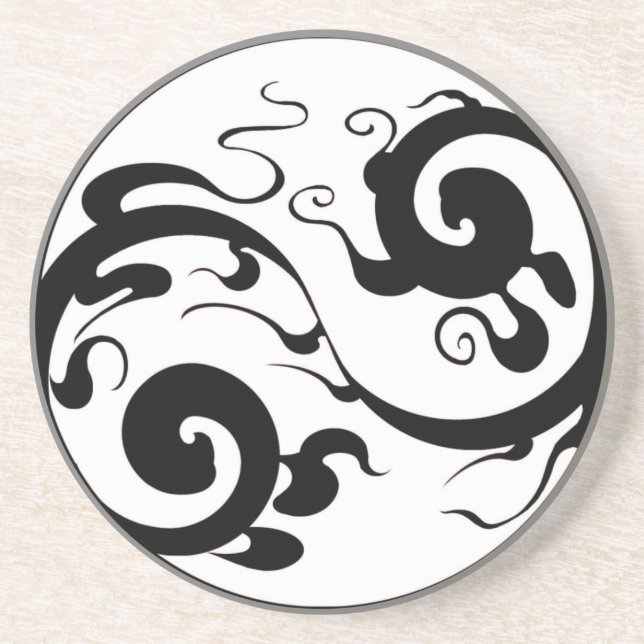 Porta copos Yin-Yang Swirl (Frente)