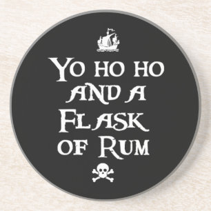 Porta-copos Yo ho ho e o Flask of Rum, Pirate