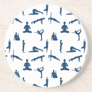 Porta-copos Yoga Poses