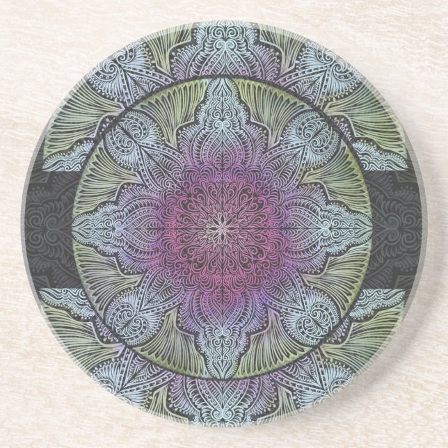 Porta-copos Zen Awakening, reiki, cura, chakra (Frente)