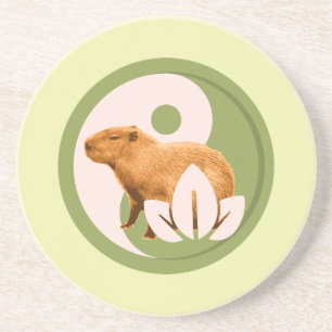 Porta-copos Zen Capybara Yin Yang
