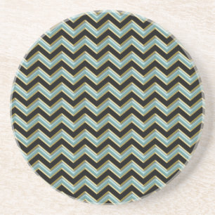 Porta-copos ZigZag preto-e-Dourado