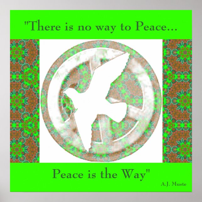 Porta da Paz - Poster de Mandala - Com Citação.1 (Frente)