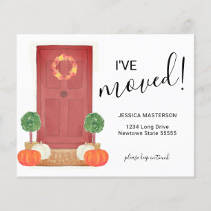 Porta de Abóbora de Orçamento que Movi o Cartão de