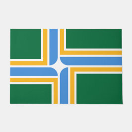 Porta de tapete com pavilhão da cidade de Portland