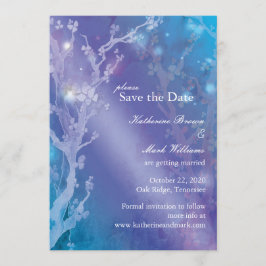 Porta do Amanhecer em Azul Anúncio de Casamento