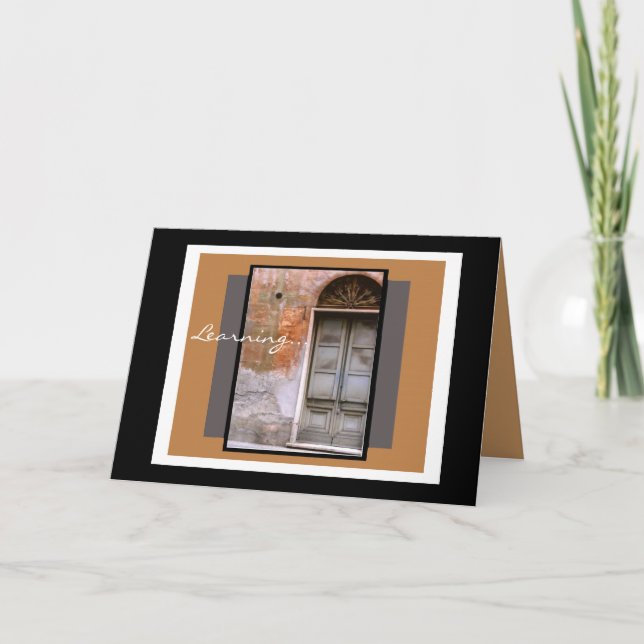 Porta do cartão de graduação para o futuro (Frente)